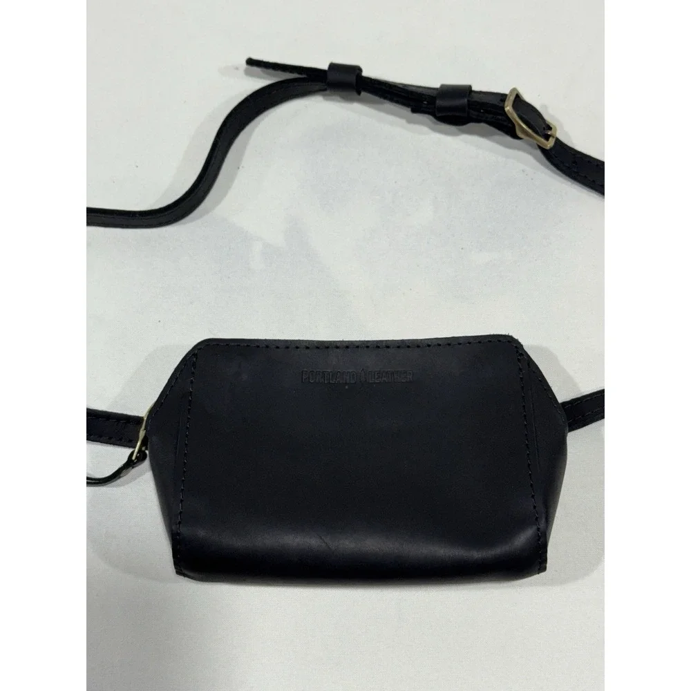 Portland Leather Goods Bag Basic Black Adjustable Waist Belt